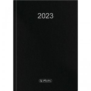 2024 Kalendarz Herlitz Dzienny Szefa A5, Czarny